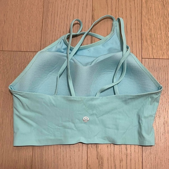 Lululemon Like a Cloud Ribbed Longline Bra *Light Support, B/C Cup - Size 8 - Picture 2 of 11
